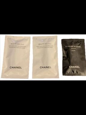 CHANEL Sample Travel Size 1 Le Volume Mascara 2 La Base Primer Le Lift Creme NEW